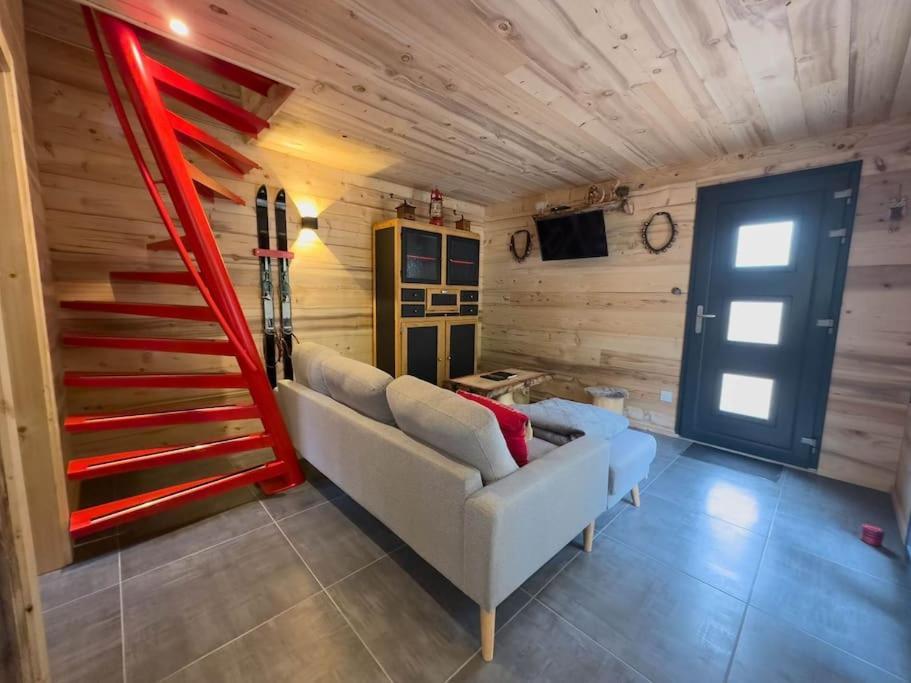 Le Refuge Perche Du Saut De La Bourrique Spa, Terrain Cloture Gérardmer Exteriör bild